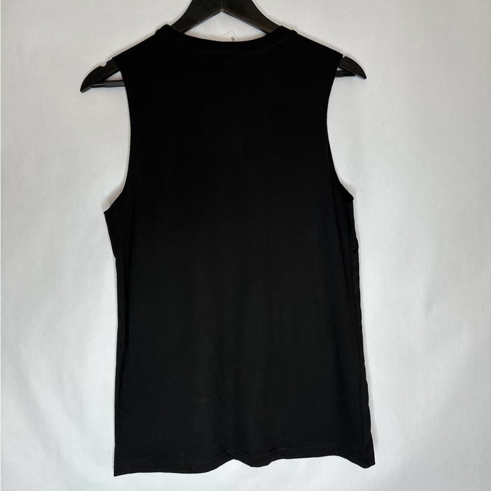 NWT DC Comics Wonder Woman Black Gold Graphic Muscle Tee Superhero Size Medium - Thumbnail 5