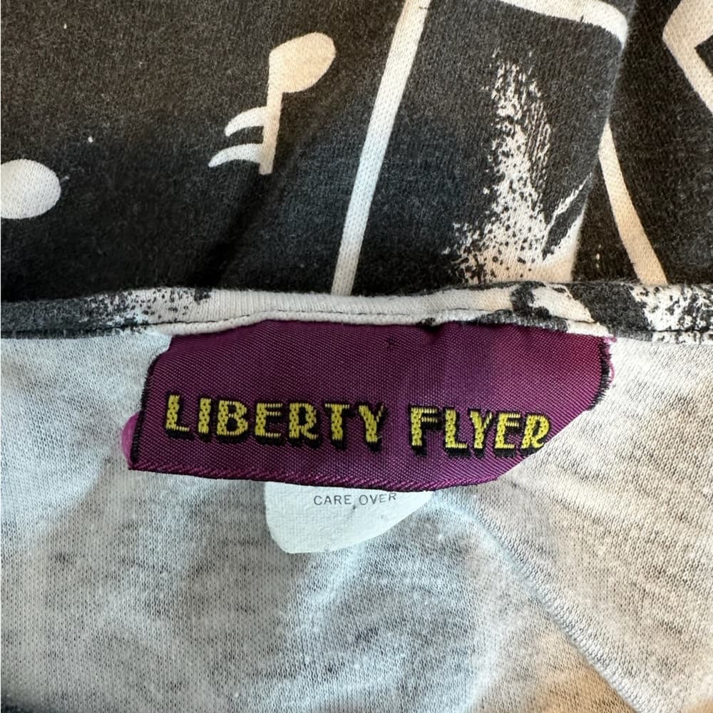 Liberty Flyer Vintage Elvis Presley Jailhouse Rock All Over Print Top Medium - Thumbnail 4