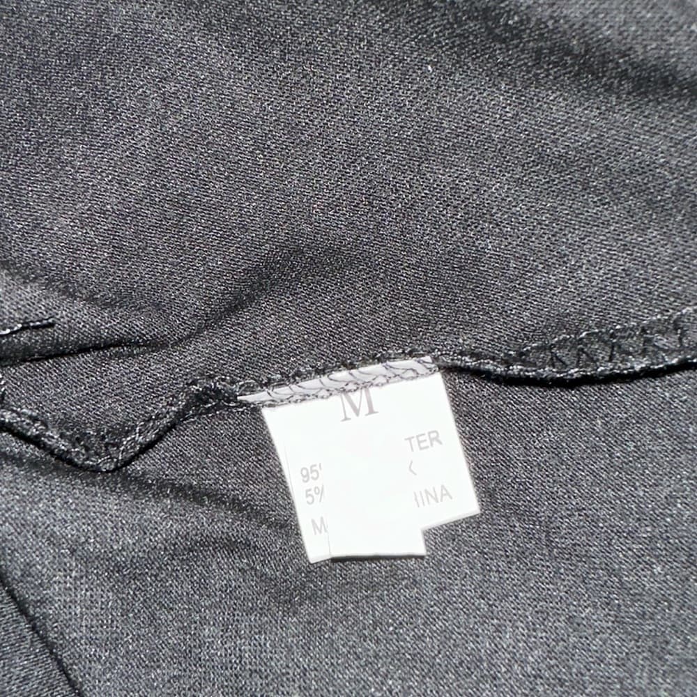 Black Women’s Medium Tank Top with Unique Back Knot Detail Casual Chic Essential - Thumbnail 4