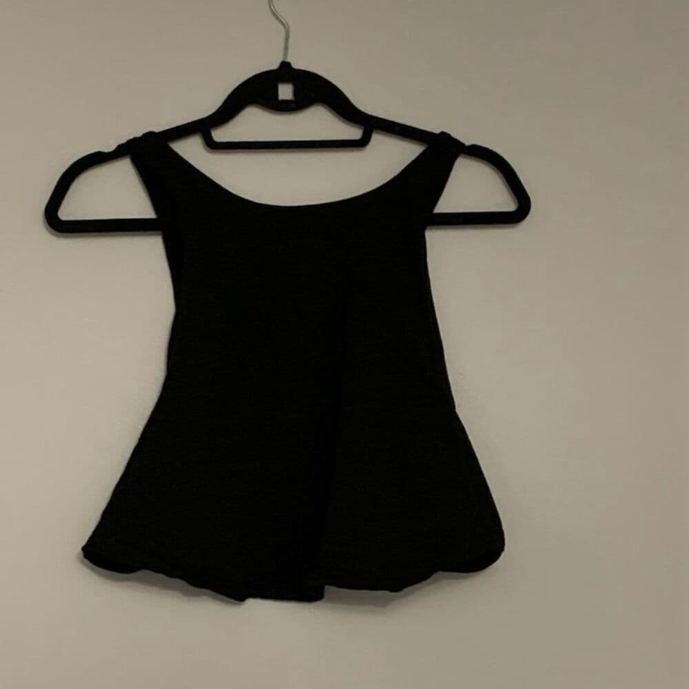 AMA "Bout That Life" Makeup Artist Black Crop Tank Top Size S Casual /Workout - Thumbnail 6