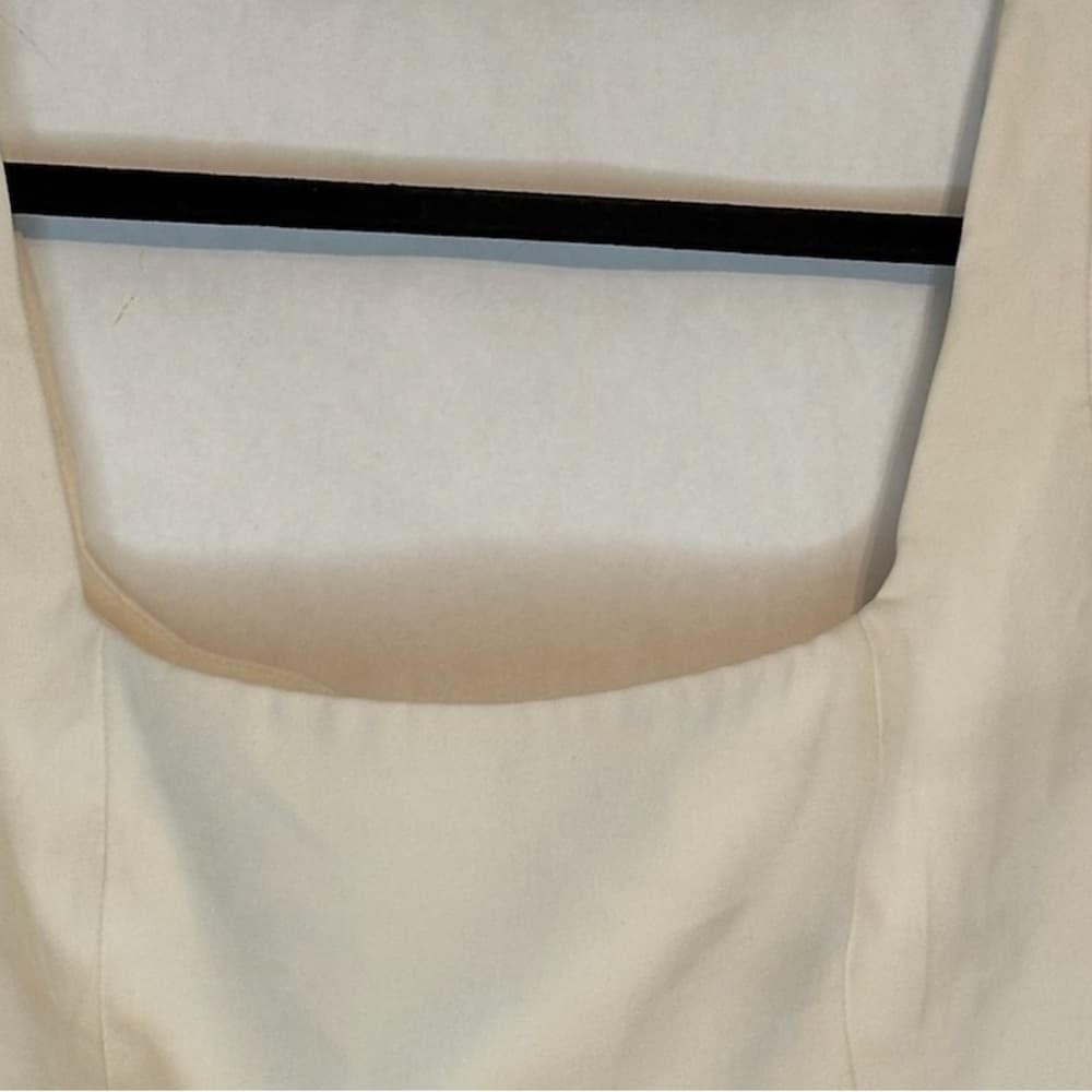 Princess Polly Huxley Super Crop Top Thick Straps Square Neck Size US 2 - Thumbnail 9