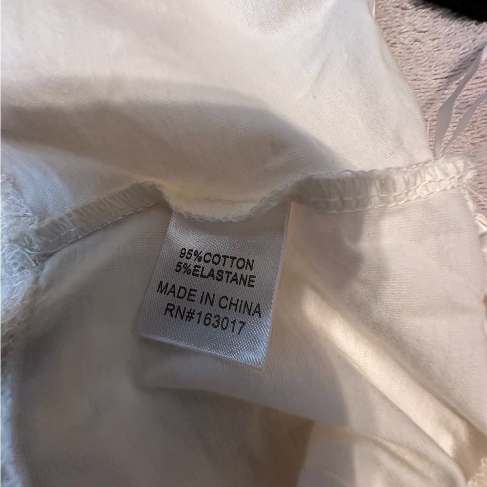 Princess Polly Tilly Top Cropped in Off White Size US 6 - Thumbnail 10