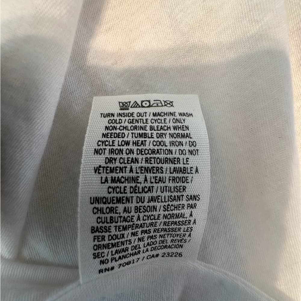 Victoria’s Secret PINK Smiley Face White Crop Tank Top Loose Sheer | Size Large - Thumbnail 6