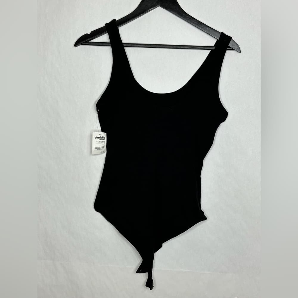 NWT Charlotte Russe Black “Sunkissed” Graphic Bodysuit Size Small Y2K Beach - Thumbnail 4