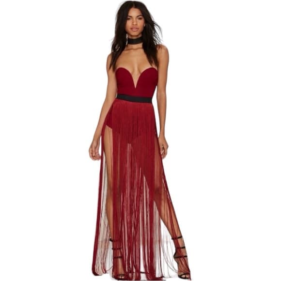 Rare London Fringe Strung Along Bodysuit - Thumbnail 17