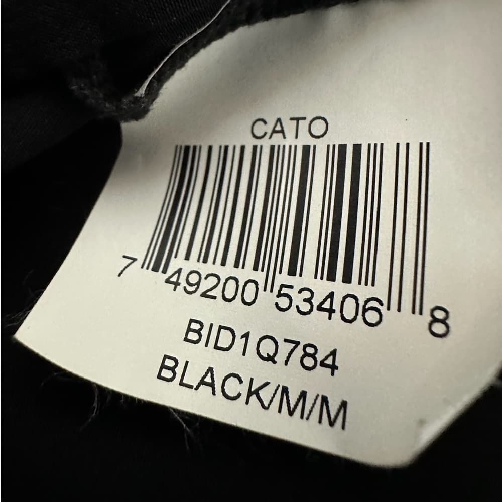 BCBGMaxAzria Black Cato Long Sleeve Tunic Style V-Neck Blouse Size Medium - Thumbnail 8