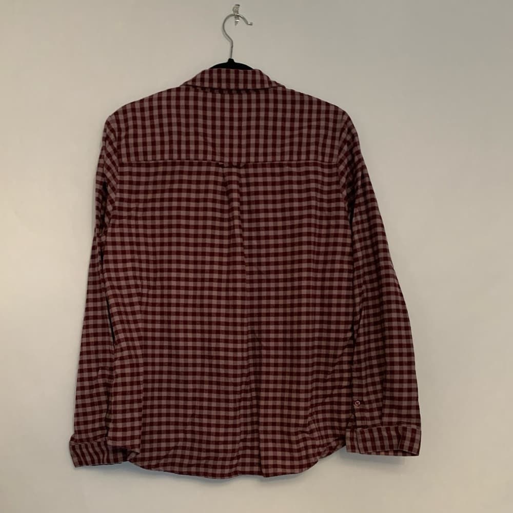 Orvis Flannel Button-Up Gingham Shirt Size large Long Sleeve - Thumbnail 8