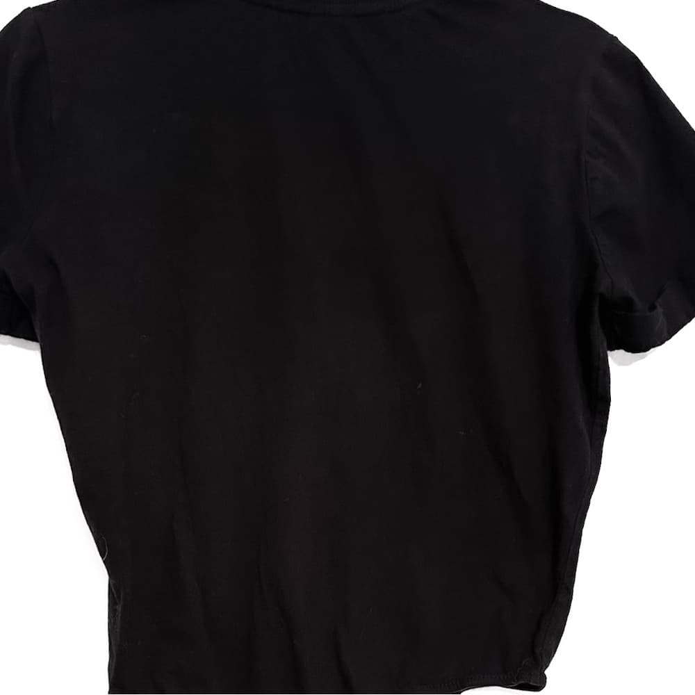 Danielle Bernstein Black Short Sleeve Body Suit T-Shirt Tee Small Minimalist - Thumbnail 7
