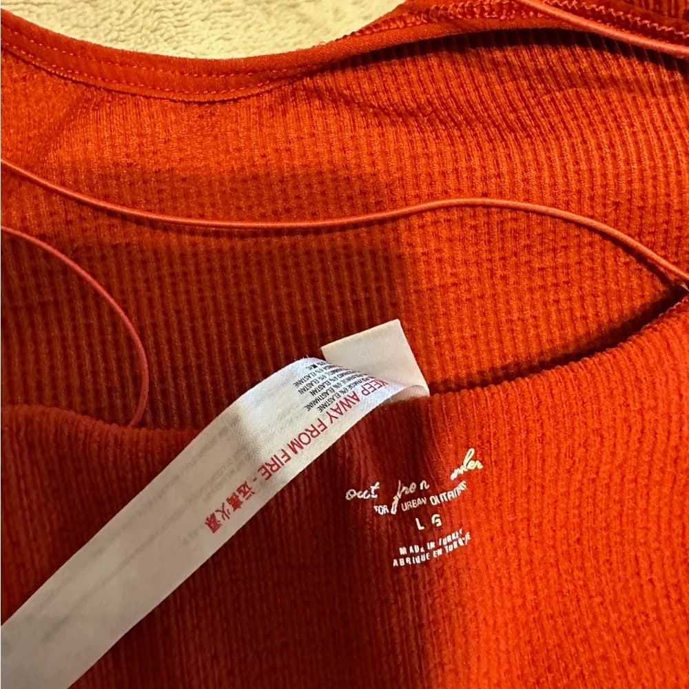 Out From Under Urban Outfitters Bungee Strap Bodysuit in Color Rust Size Large - Thumbnail 5