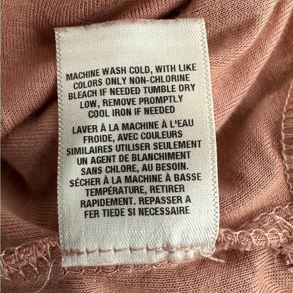 Free Press Dusty Rose Cold Shoulder Surplice Bodysuit Size Medium Romantic - Thumbnail 6