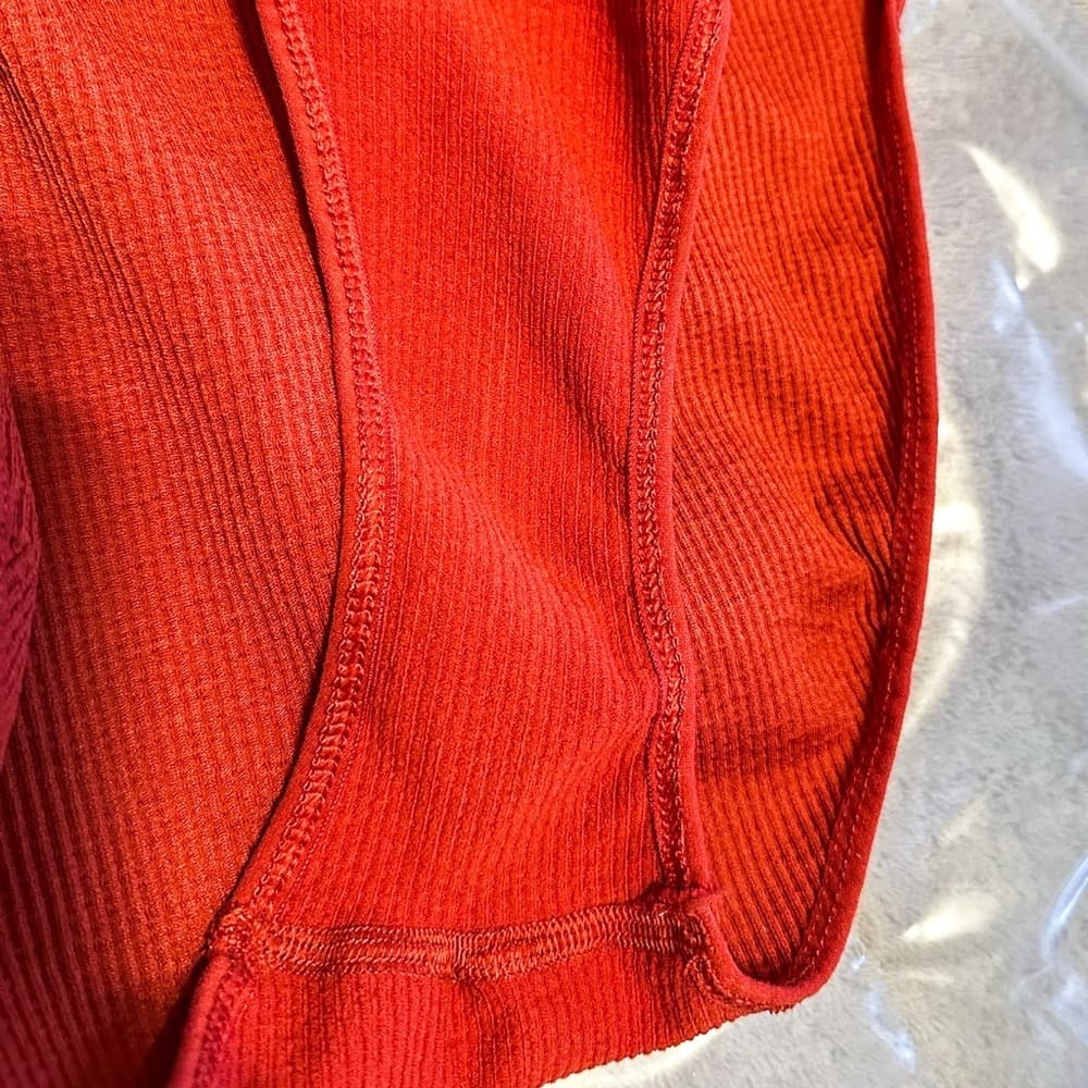 Out From Under Urban Outfitters Bungee Strap Bodysuit in Color Rust Size Large - Thumbnail 2