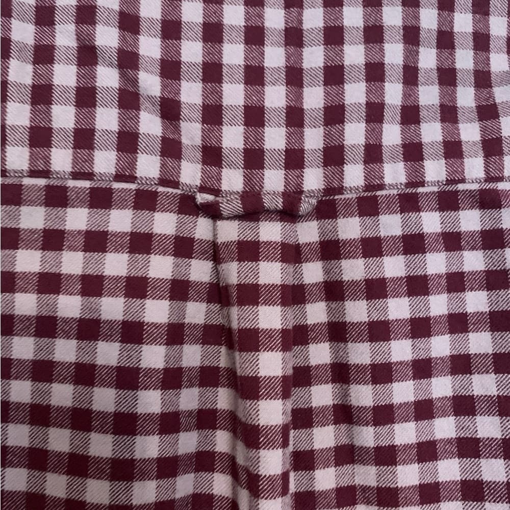Orvis Flannel Button-Up Gingham Shirt Size large Long Sleeve - Thumbnail 4