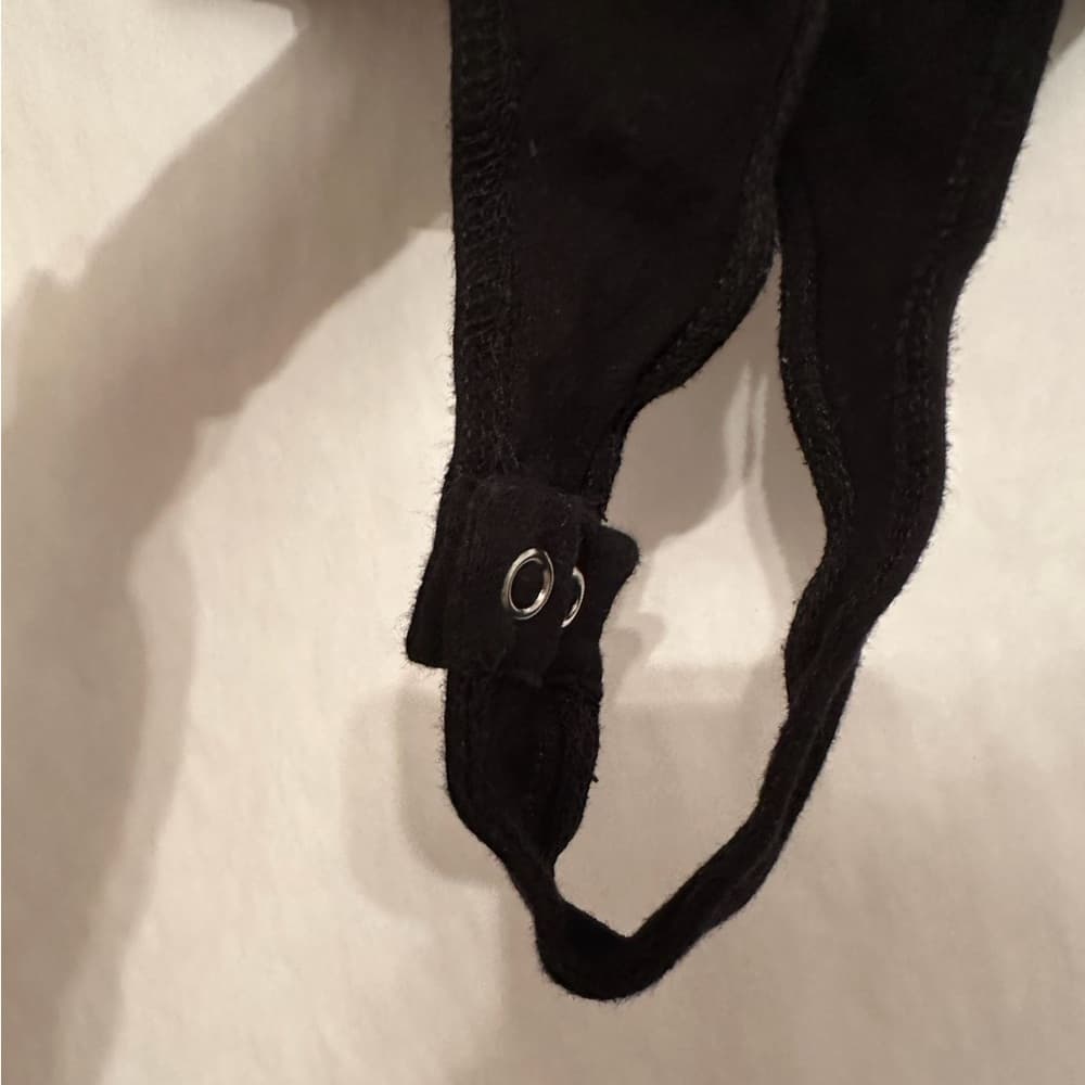 Danielle Bernstein Black Short Sleeve Body Suit T-Shirt Tee Small Minimalist - Thumbnail 13