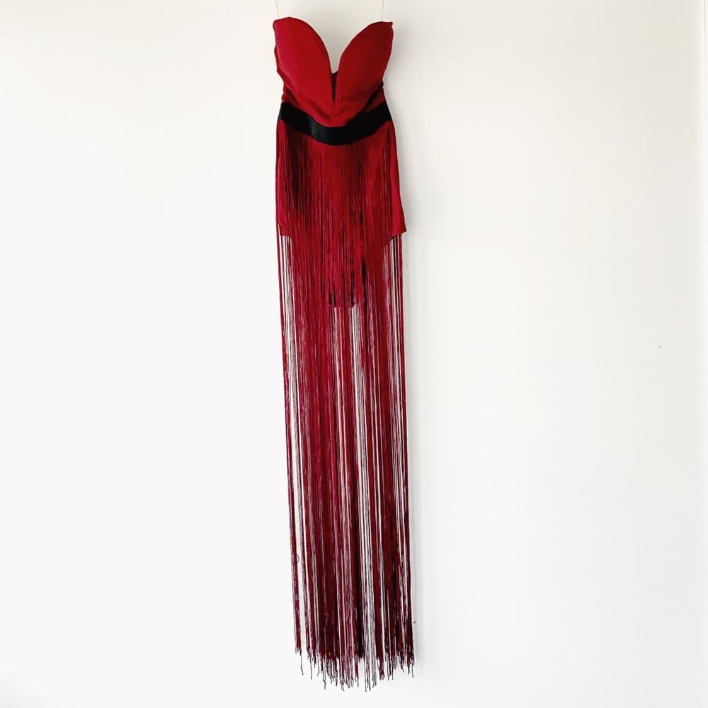 Rare London Fringe Strung Along Bodysuit - Thumbnail 2