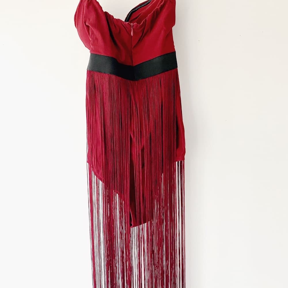 Rare London Fringe Strung Along Bodysuit - Thumbnail 15
