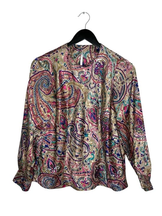 Petite Sophisticate Vintage Paisley Blouse Print 4 Petite Academia Modest Siren - Thumbnail 10