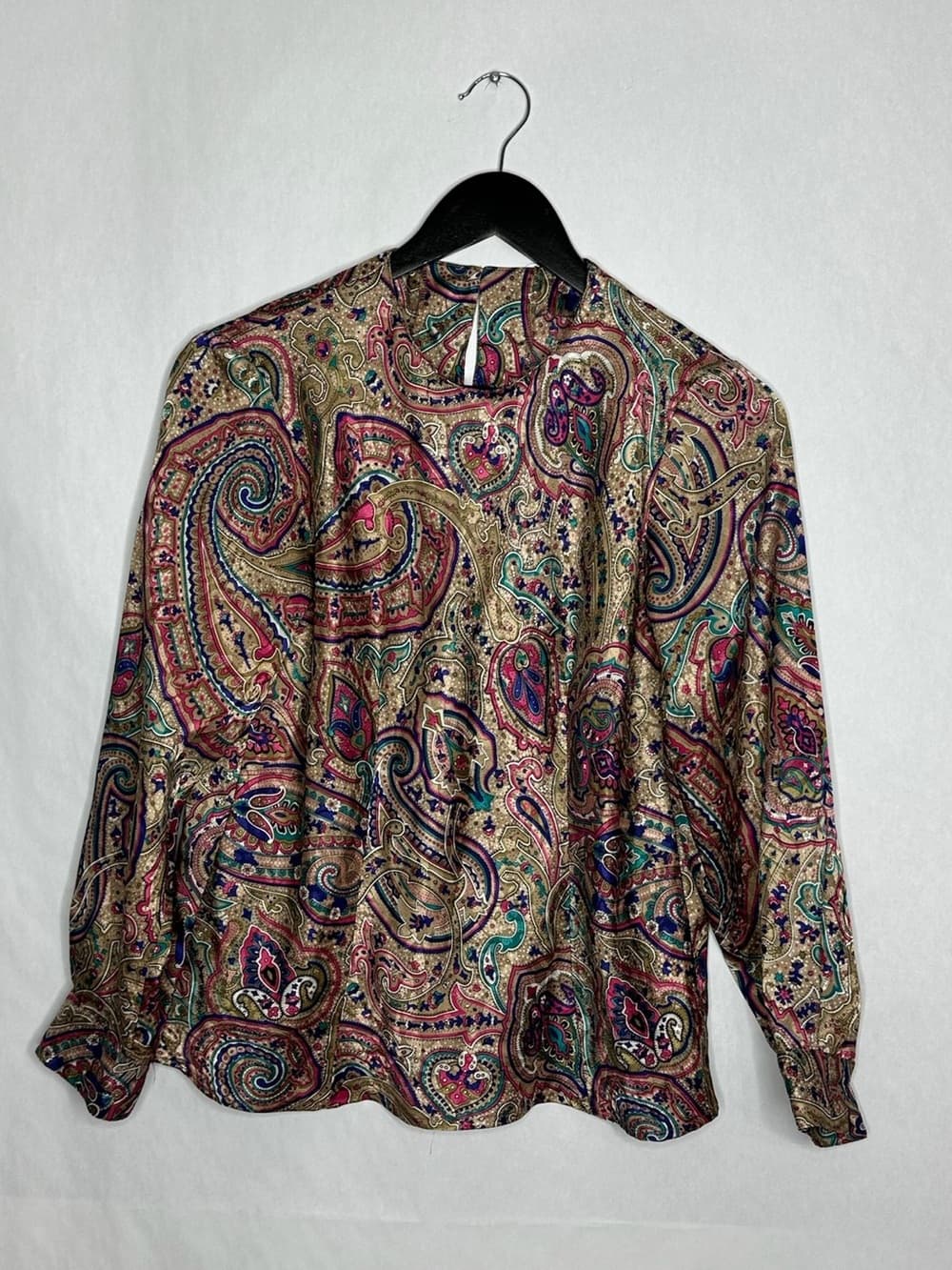 Petite Sophisticate Vintage Paisley Blouse Print 4 Petite Academia Modest Siren - Thumbnail 4