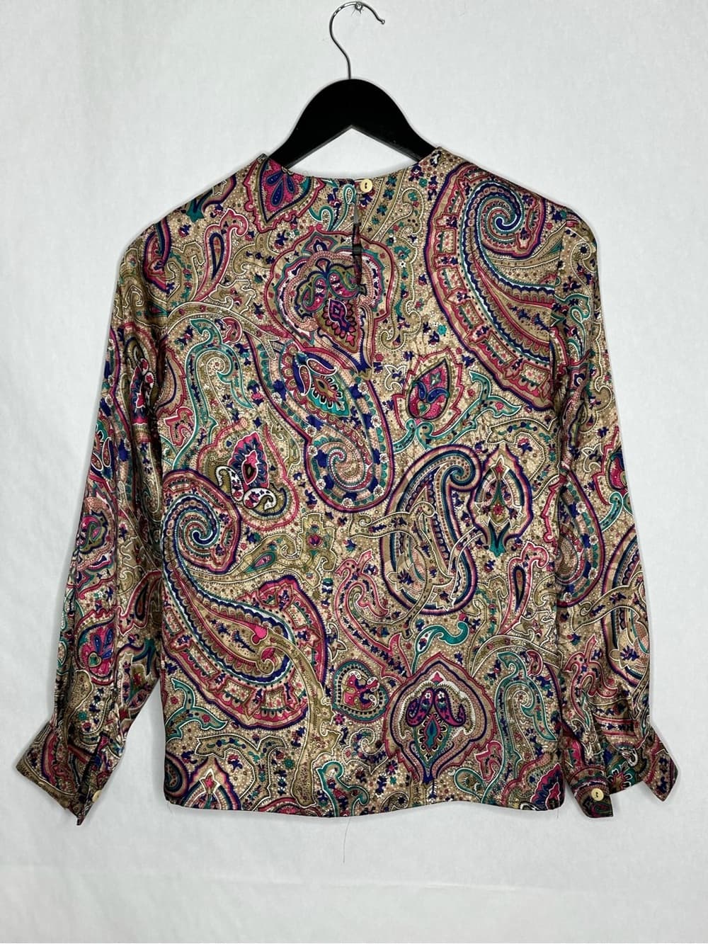 Petite Sophisticate Vintage Paisley Blouse Print 4 Petite Academia Modest Siren - Thumbnail 3