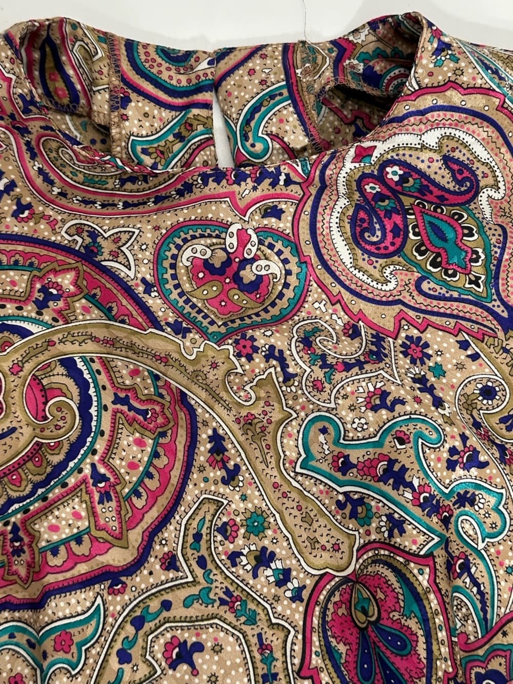 Petite Sophisticate Vintage Paisley Blouse Print 4 Petite Academia Modest Siren - Thumbnail 8