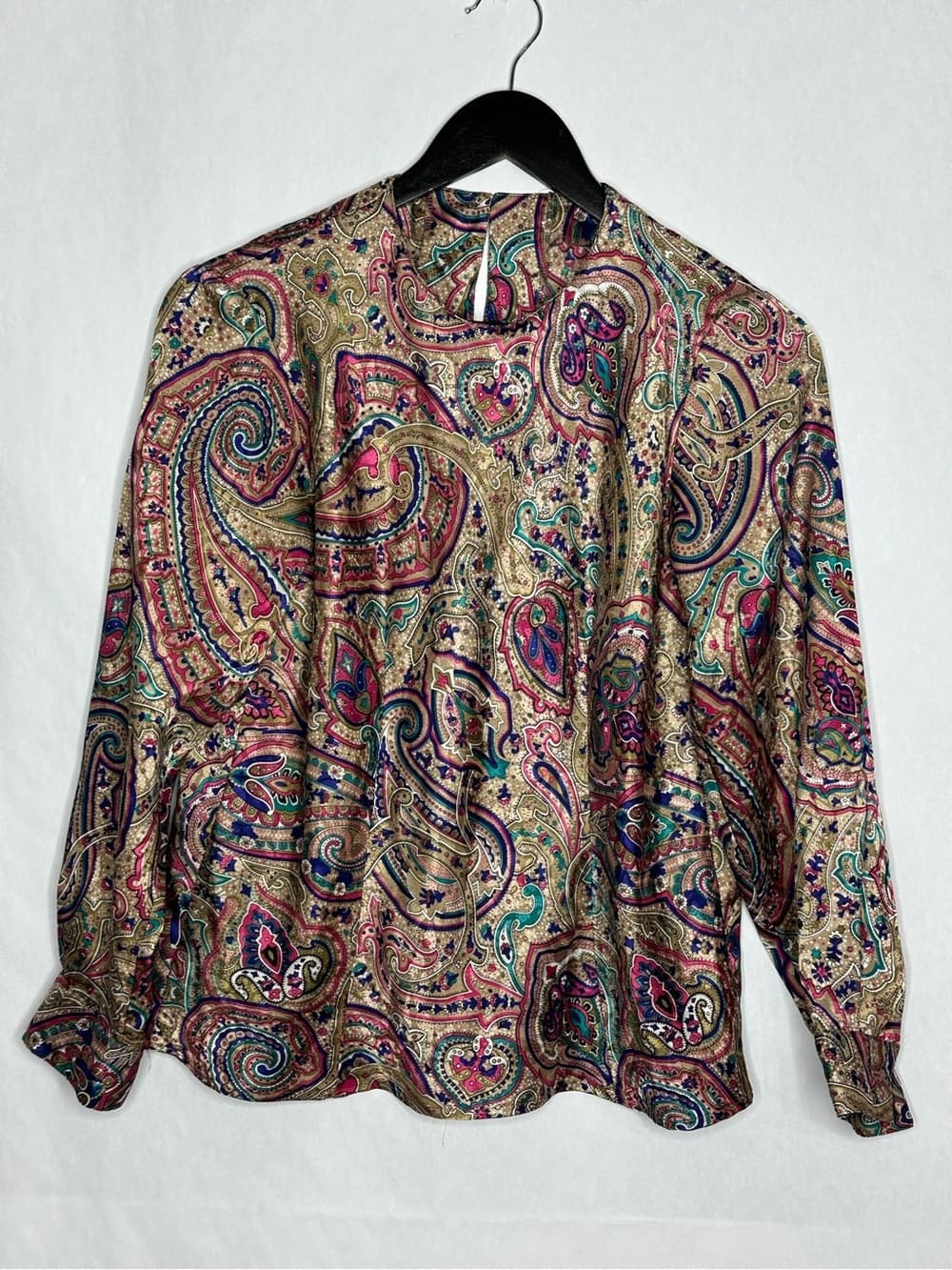 Petite Sophisticate Vintage Paisley Blouse Print 4 Petite Academia Modest Siren - Thumbnail 6