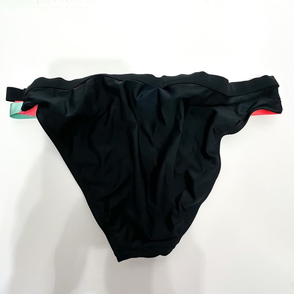 Xhilaration Black with Neon Details Bikini Swim Set - Top Large / Bottom XL - Thumbnail 10