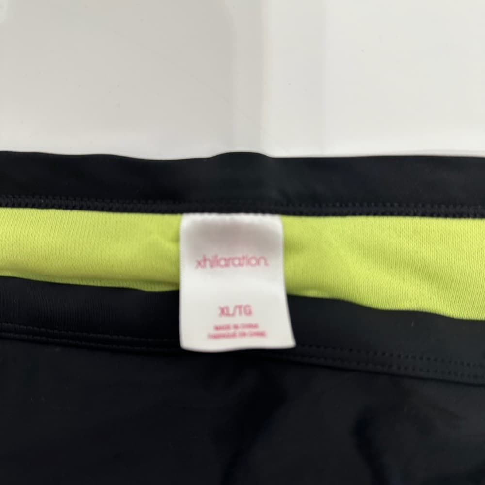 Xhilaration Black with Neon Details Bikini Swim Set - Top Large / Bottom XL - Thumbnail 7