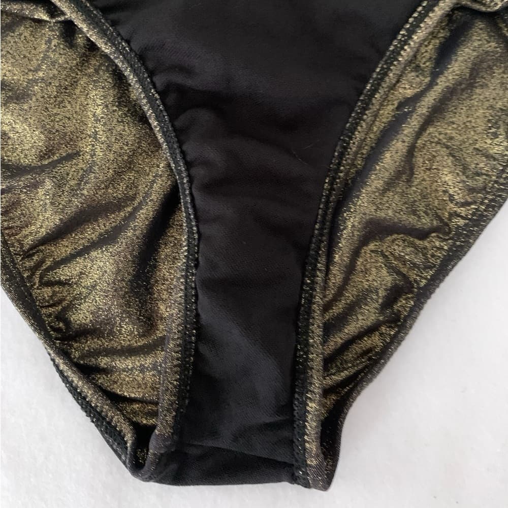 Zac Posen for Target Metallic Gold Bikini Set - Top Size XL / Bottom Size M - Thumbnail 14