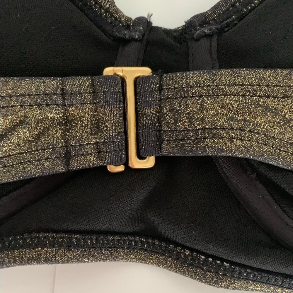 Zac Posen for Target Metallic Gold Bikini Set - Top Size XL / Bottom Size M - Thumbnail 8