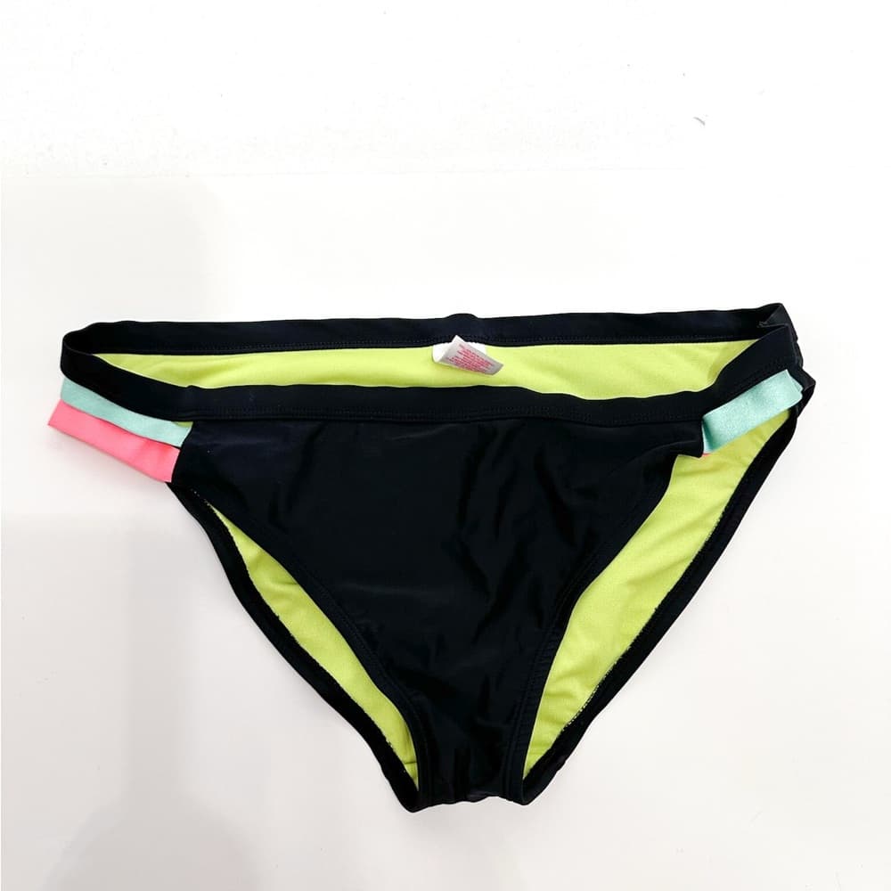 Xhilaration Black with Neon Details Bikini Swim Set - Top Large / Bottom XL - Thumbnail 9