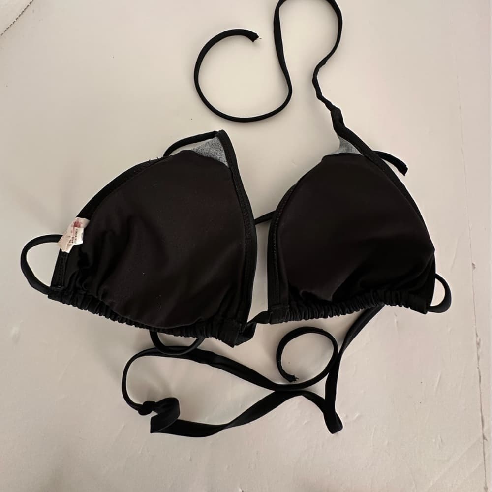 Xhilaration Classic Sailor Swallow Bird Tattoo Graphic Y2K Black Bikini XL - Thumbnail 7