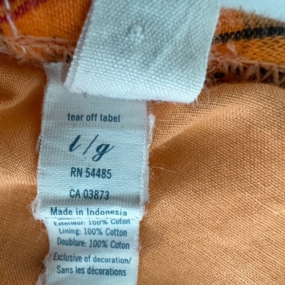 American Eagle Patchwork Plaid Bikini Y2K Vintage Orange Plaid Beaded Size Large - Thumbnail 8
