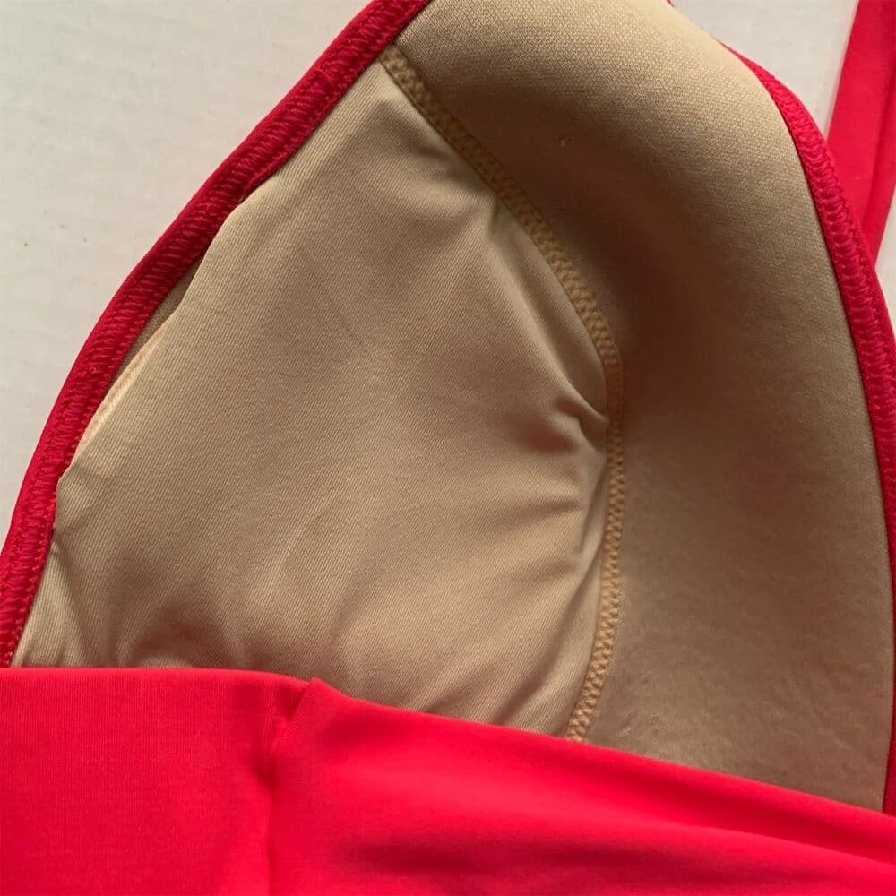 Victoria’s Secret Molded Padded Bikini Halter Tie Neck Top Only Size X-Large - Thumbnail 2