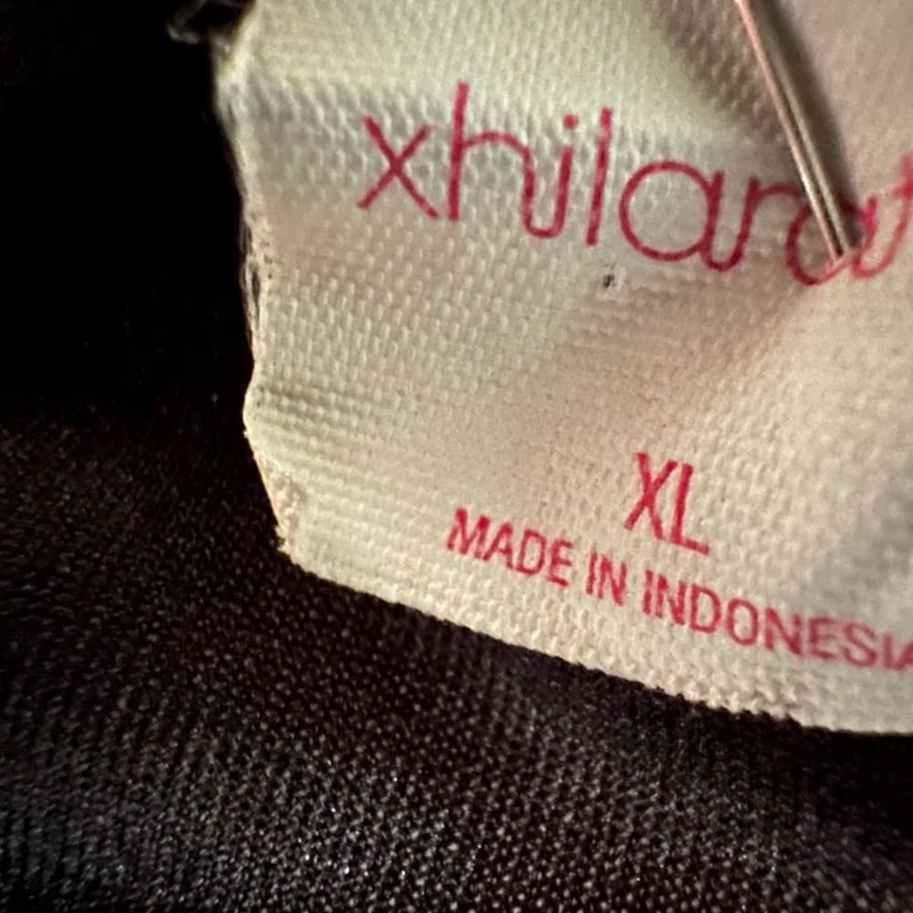 Xhilaration Classic Sailor Swallow Bird Tattoo Graphic Y2K Black Bikini XL - Thumbnail 8