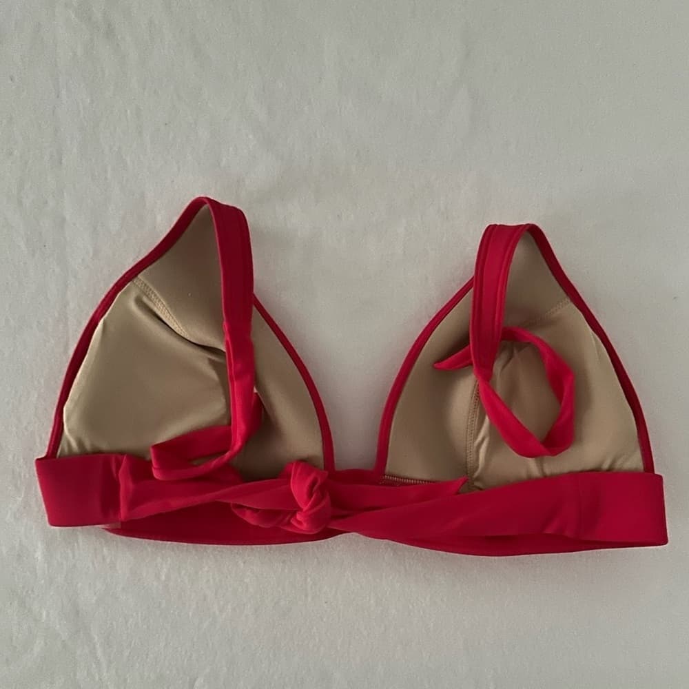 Victoria’s Secret Molded Padded Bikini Halter Tie Neck Top Only Size X-Large - Thumbnail 11