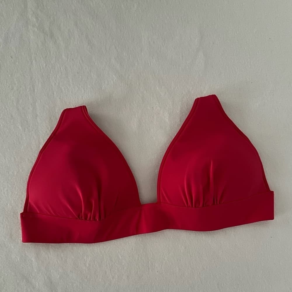 Victoria’s Secret Molded Padded Bikini Halter Tie Neck Top Only Size X-Large - Thumbnail 12