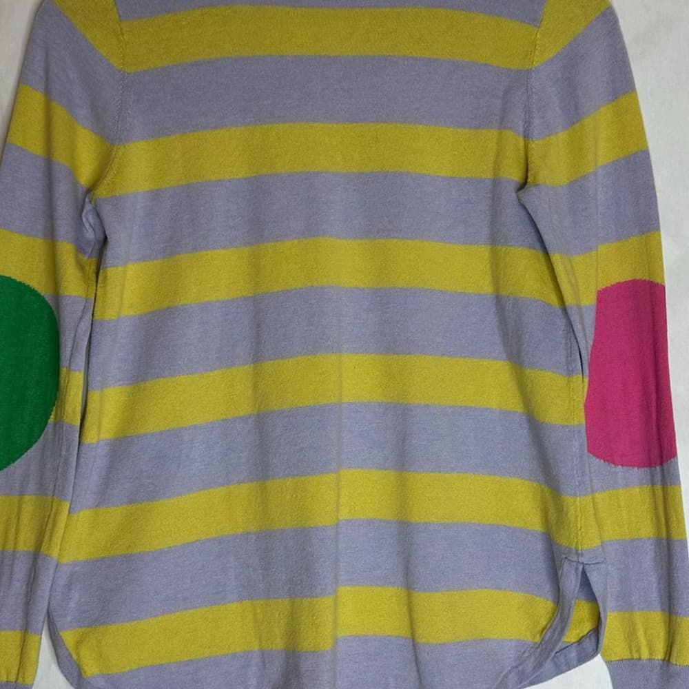 Zaket & Plover Revolve Pocket Pullover Striped Colorblock Knit Sweater Size XS - Thumbnail 9