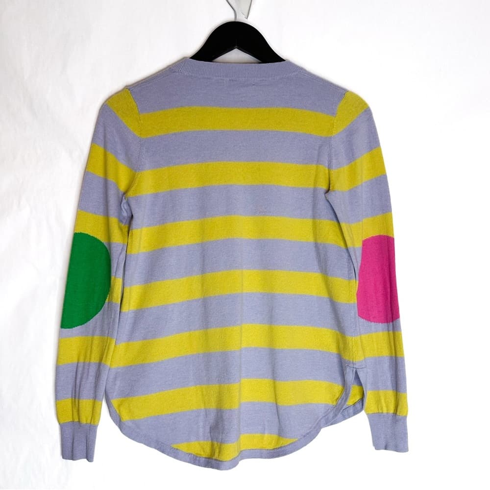 Zaket & Plover Revolve Pocket Pullover Striped Colorblock Knit Sweater Size XS - Thumbnail 8