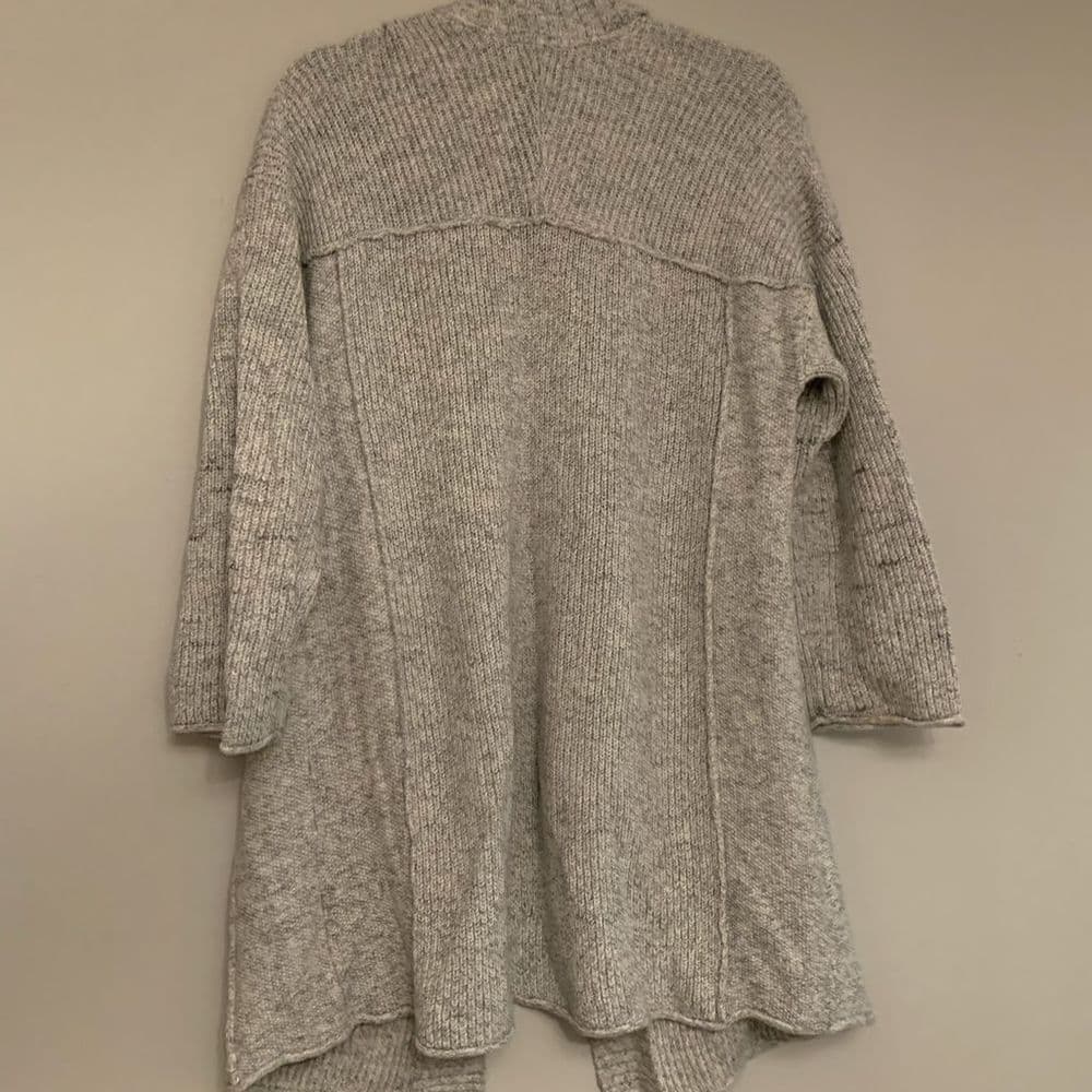 Style & Co Women's Gray Cardigan Long Sleeve Sweater Size Large - Thumbnail 4