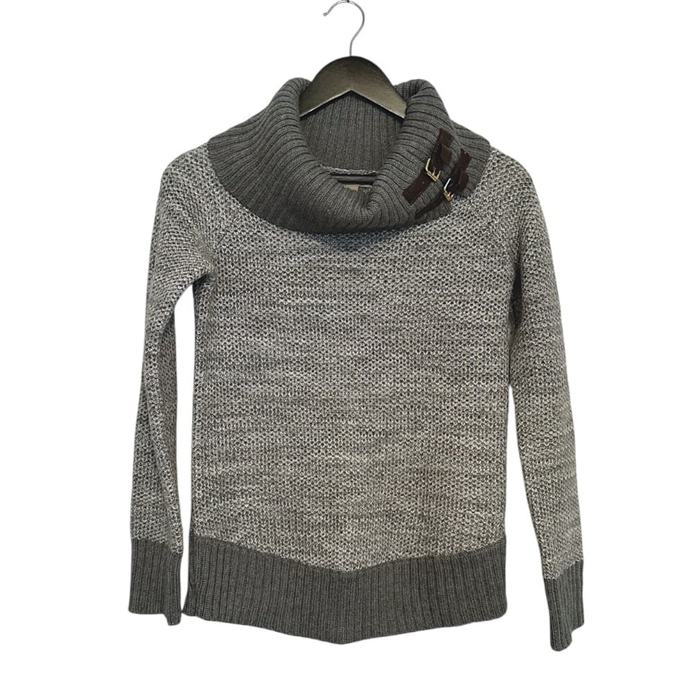 Banana Republic Sweater High Shawl Collar Italian Merino Wool Blend Size XS - Thumbnail 6