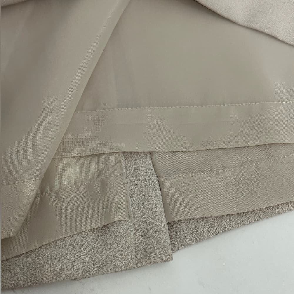 A.S.L. Studio Beige Blazer Skirt Suit Set Vintage Size 14 Formal Mother of Bride - Thumbnail 13