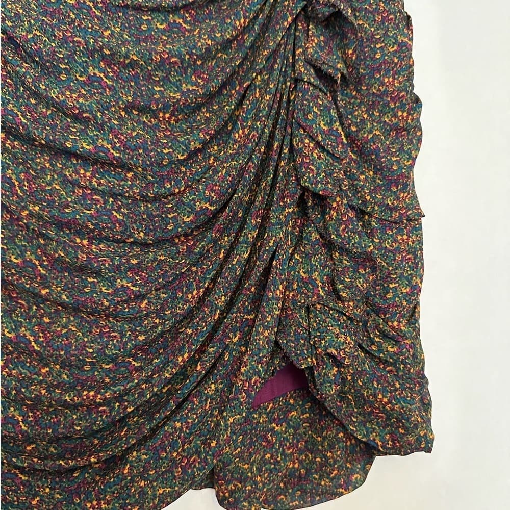 Isabel Marant Etoile Jipsom Impressionist Abstract Print Mini Skirt FR Size 38 - Thumbnail 5