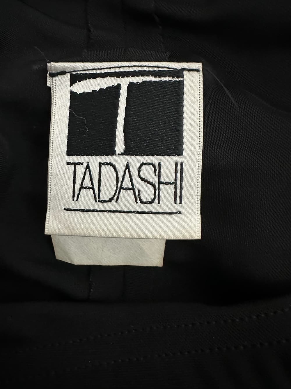 Tadashi Shoji Vintage Black Fringe Panel Layered Skirt Avant Garde Goth Small - Thumbnail 8