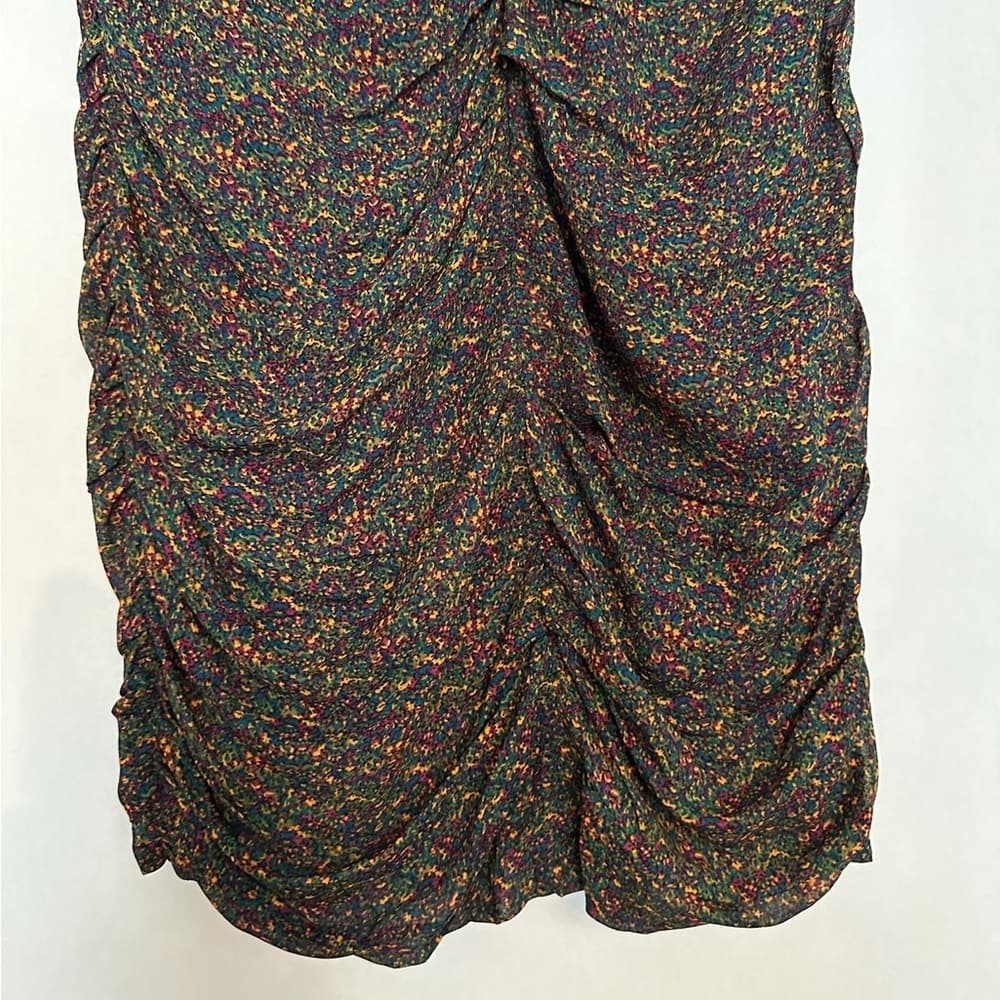 Isabel Marant Etoile Jipsom Impressionist Abstract Print Mini Skirt FR Size 38 - Thumbnail 6