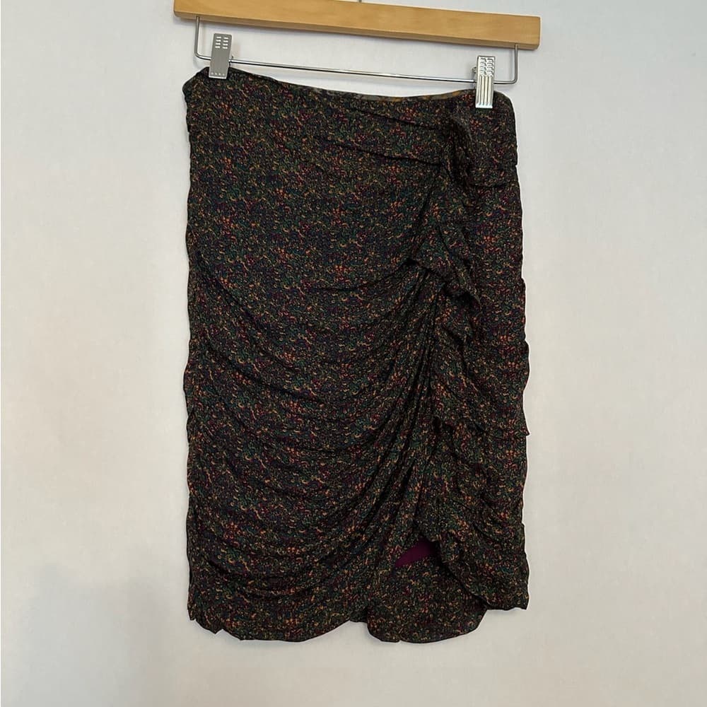 Isabel Marant Etoile Jipsom Impressionist Abstract Print Mini Skirt FR Size 38 - Thumbnail 4