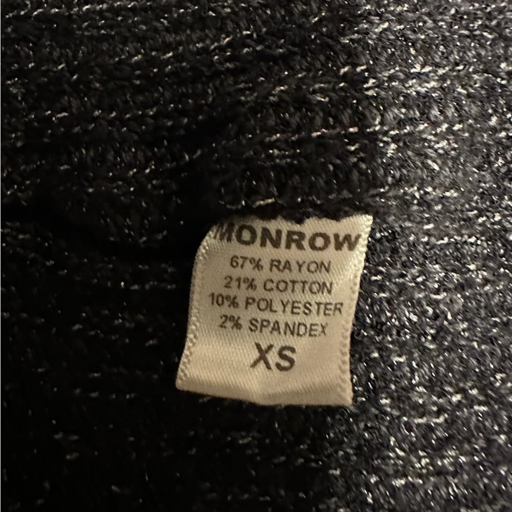 Monrow x Revolve Ribbed Knit Mini Pencil Skirt Elastic Waist Size XS X-Small - Thumbnail 8