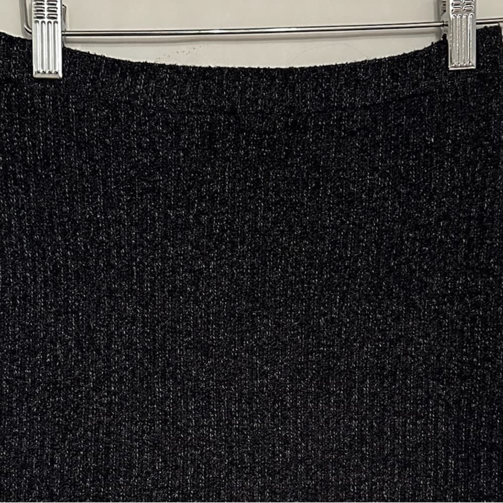 Monrow x Revolve Ribbed Knit Mini Pencil Skirt Elastic Waist Size XS X-Small - Thumbnail 6