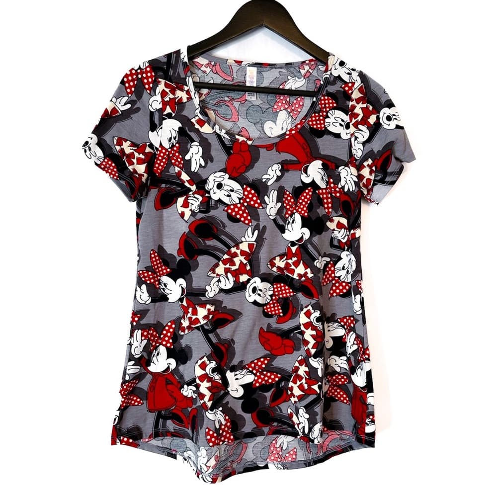 LuLaRoe Disney Minnie Mouse Classic Tee T-Shirt XS (2-4) Girlhoodcore Princess - Thumbnail 6