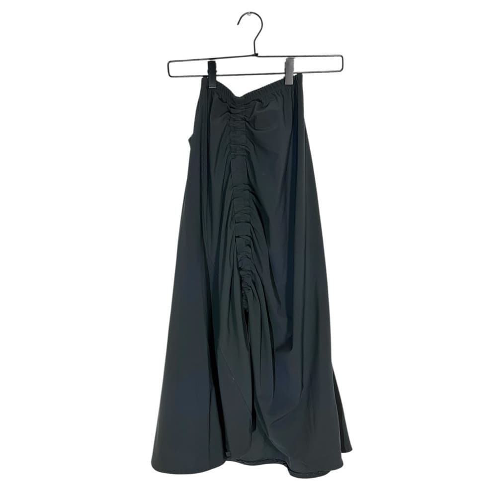 Porto Black Ruched Seam Sculptural Skirt Size 0 Dramatic Art Teacher Avant Garde - Thumbnail 10