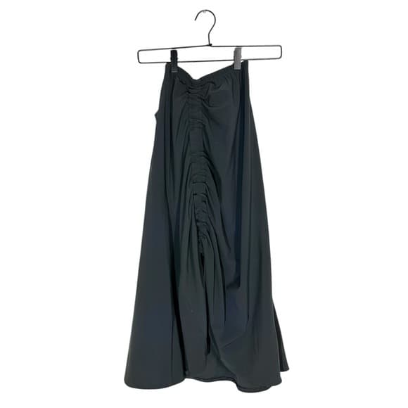 Porto Black Ruched Seam Sculptural Skirt Size 0 Dramatic Art Teacher Avant Garde - Thumbnail 11