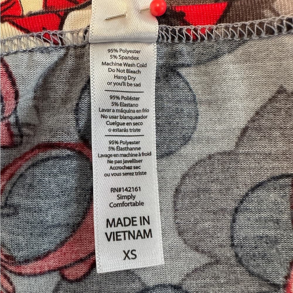 LuLaRoe Disney Minnie Mouse Classic Tee T-Shirt XS (2-4) Girlhoodcore Princess